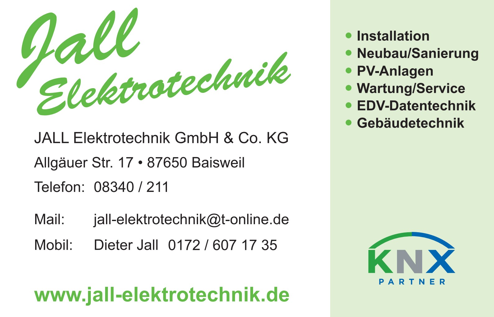 Jall - Elektrotechnik GmbH & Co. KG